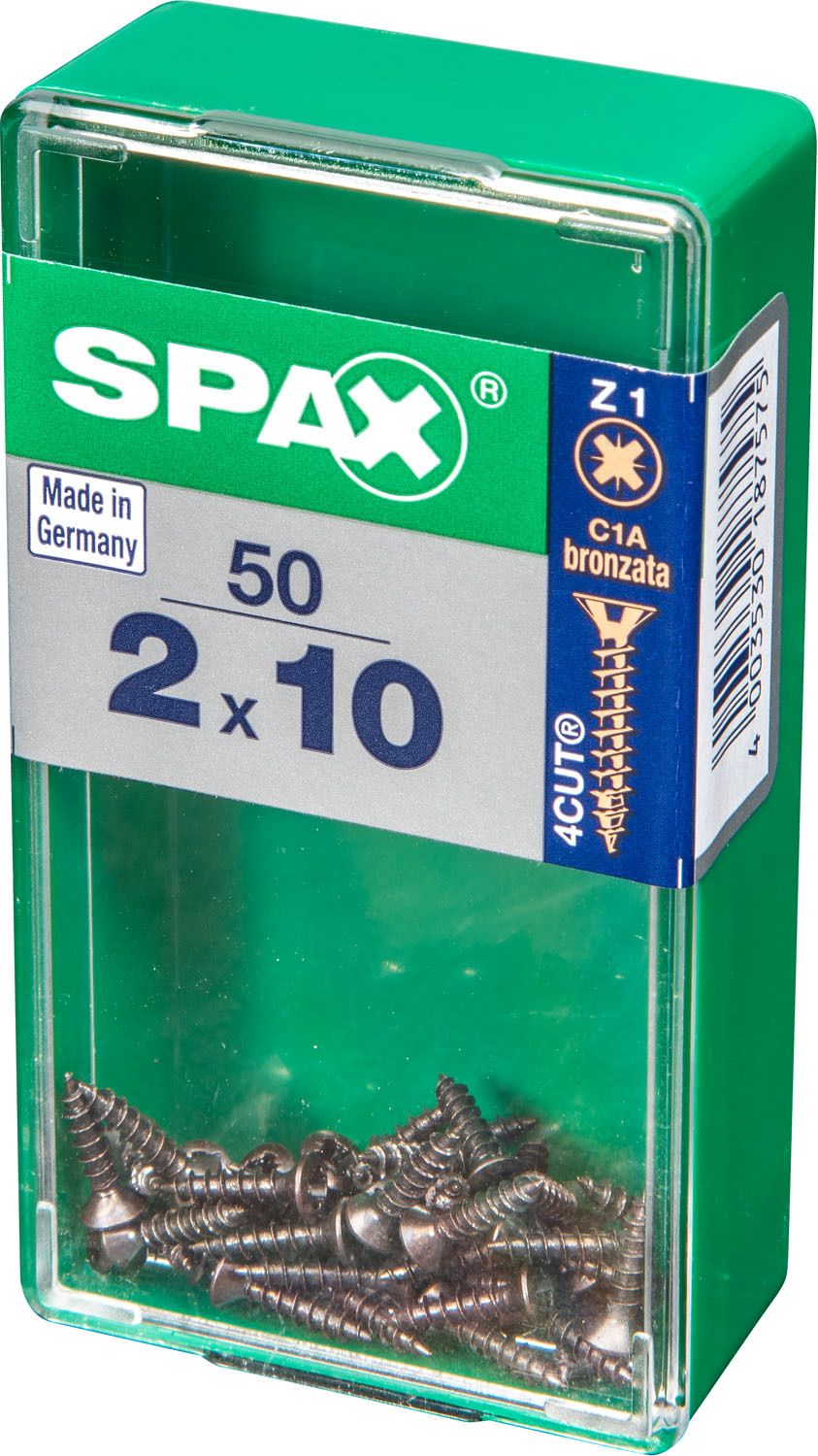 PLANA SPAX Z1 BRONCE S 50 UD.