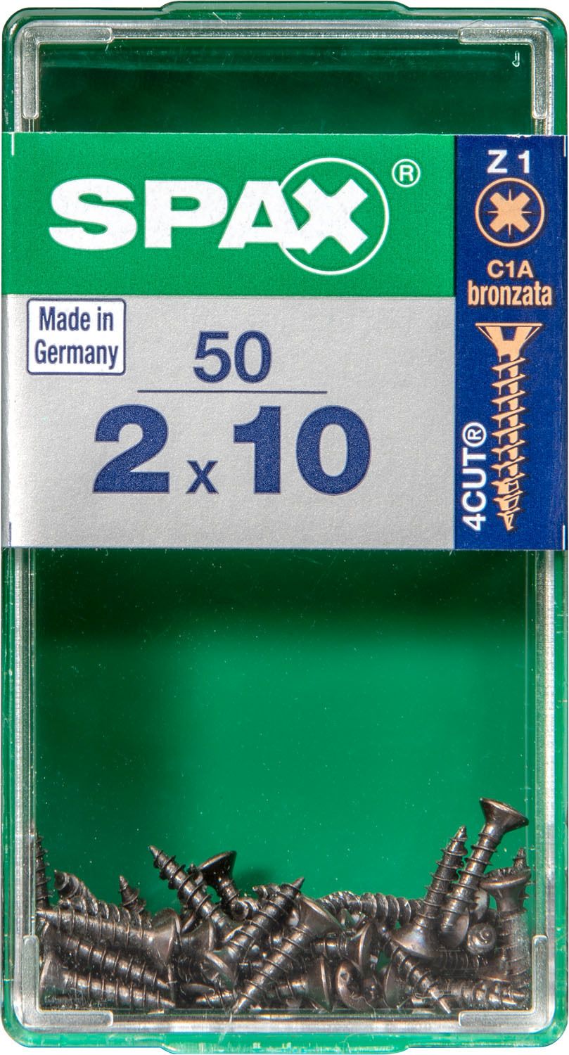 PLANA SPAX Z1 BRONCE S 50 UD.
