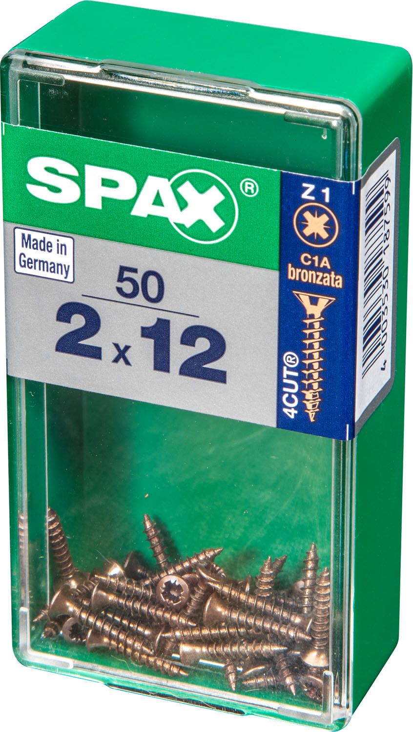 PLANA SPAX Z1 BRONCE S 50 UD.