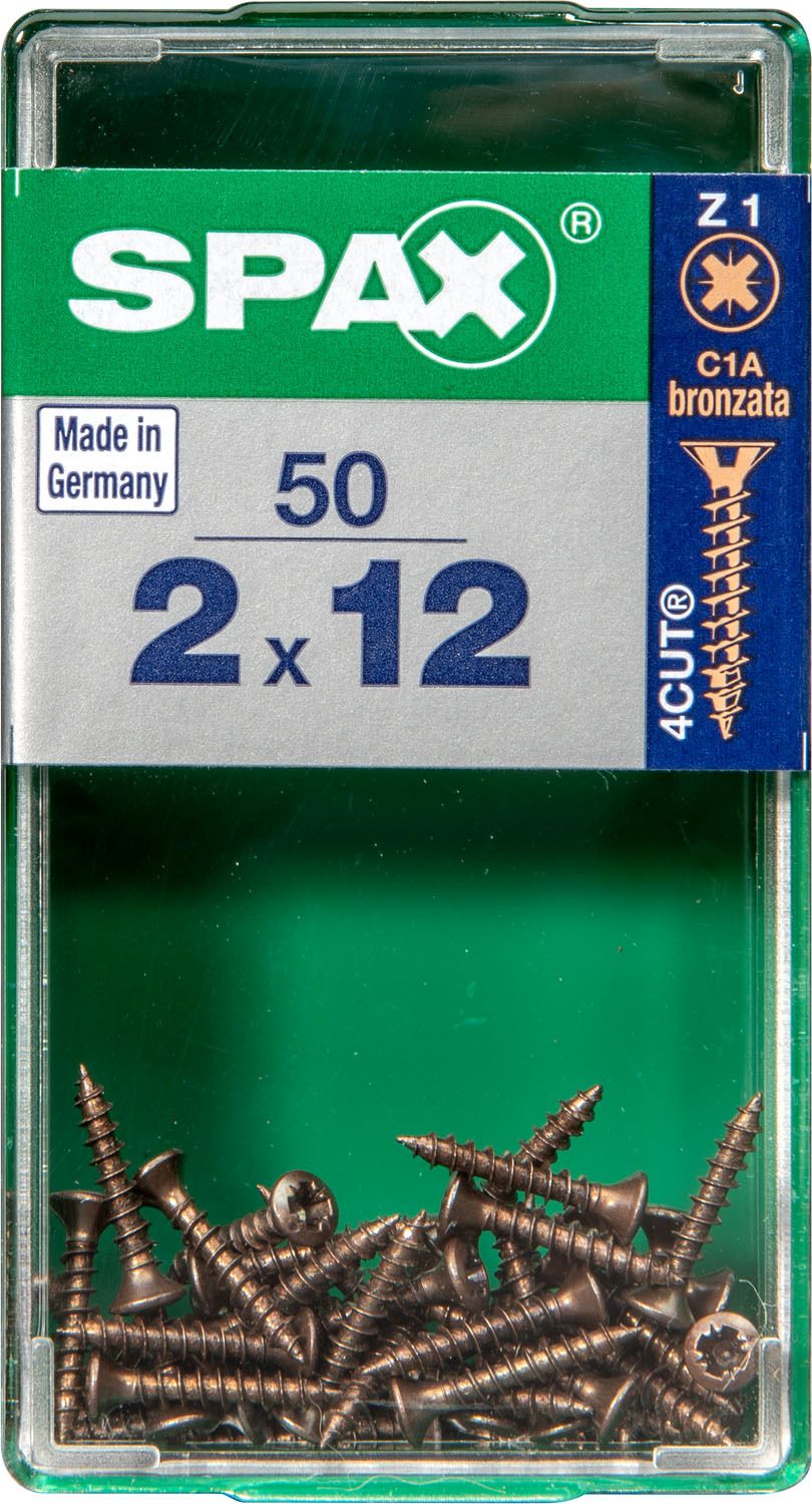 PLANA SPAX Z1 BRONCE S 50 UD.