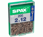 PLANA SPAX Z1 BRONCE M 200 UD.