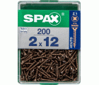 PLANA SPAX Z1 BRONCE M 200 UD.
