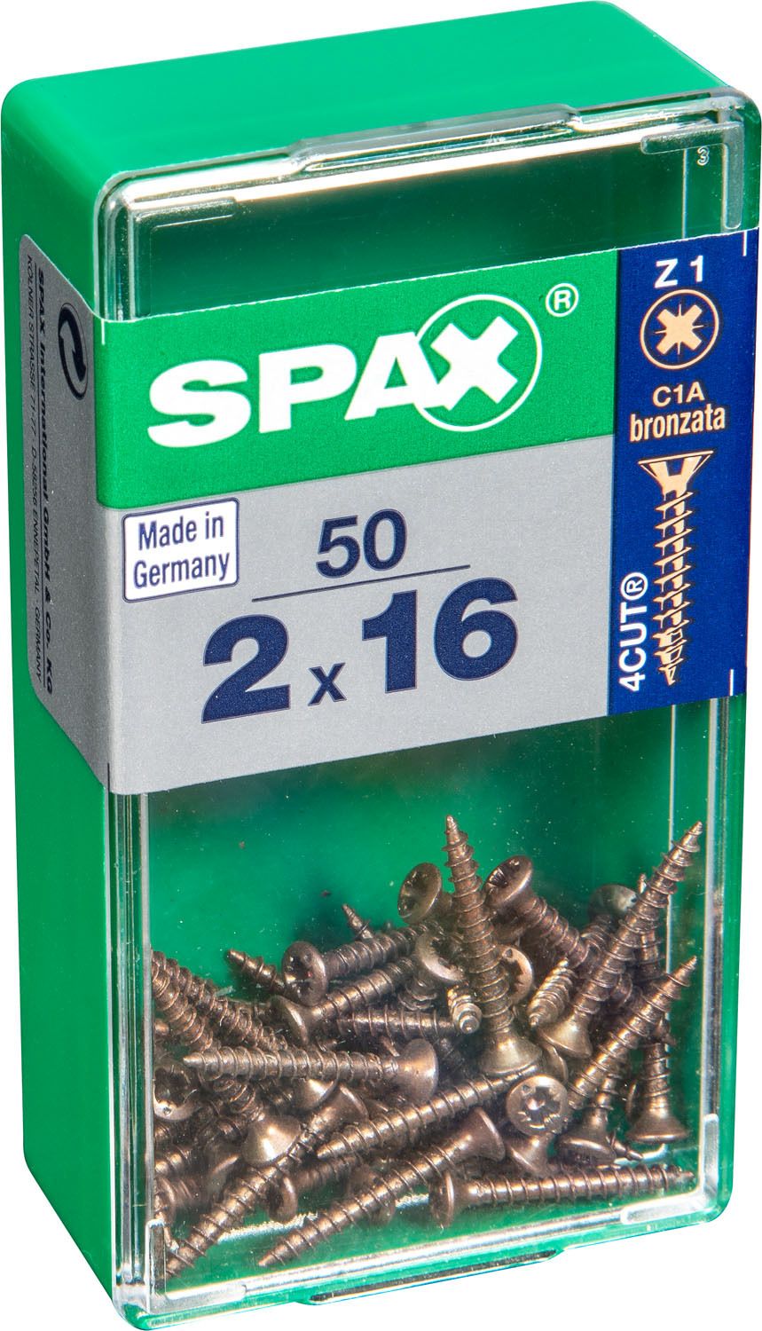 PLANA SPAX Z1 BRONCE S 50 UD.