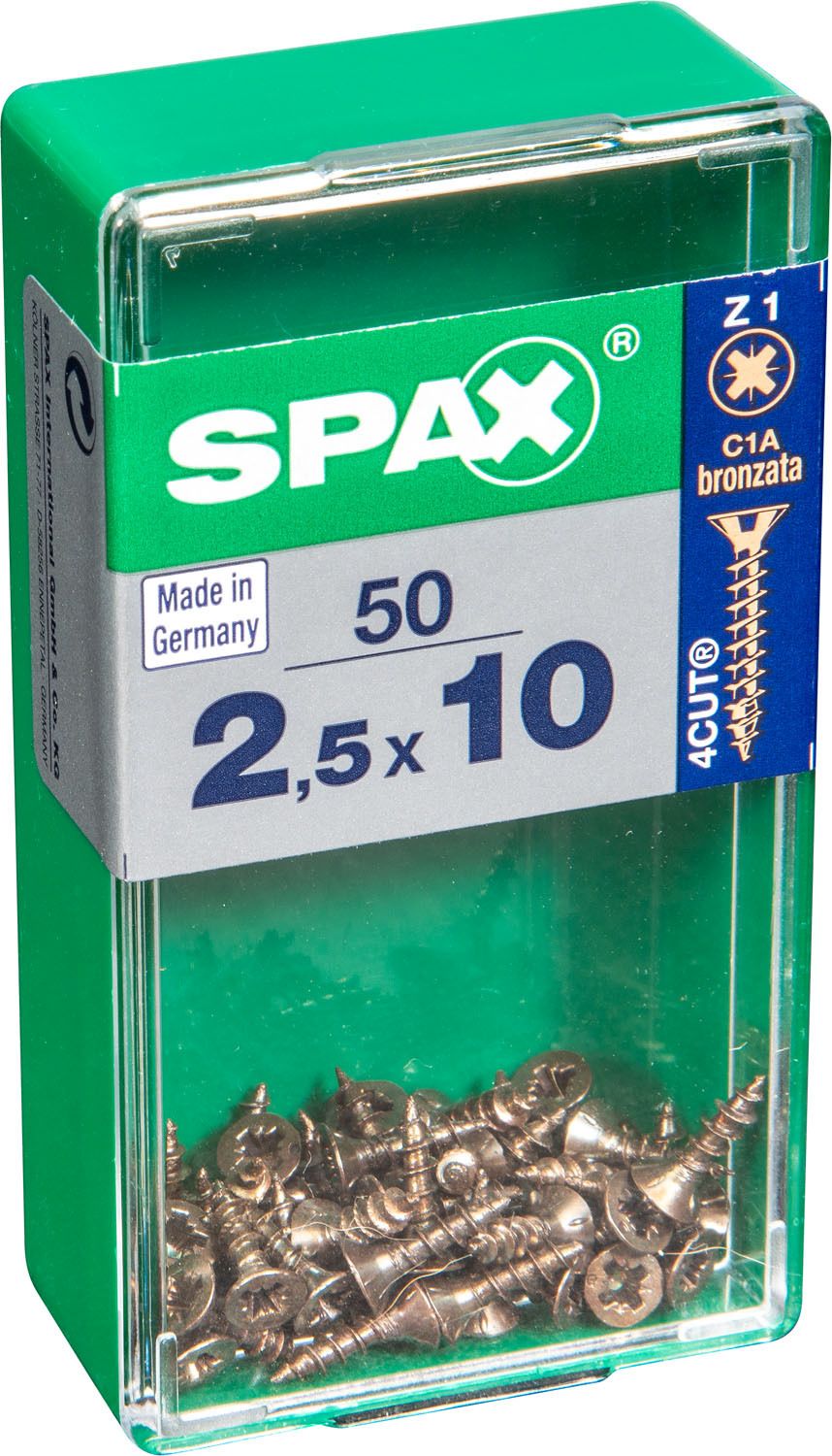 PLANA SPAX Z1 BRONCE S 50 UD.