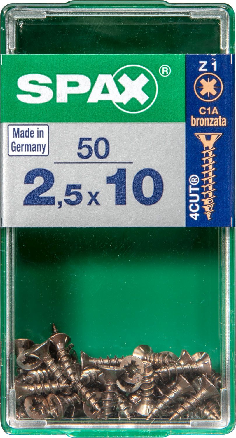 PLANA SPAX Z1 BRONCE S 50 UD.