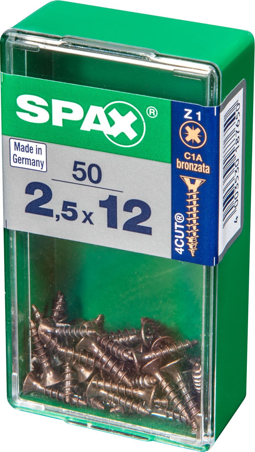 PLANA SPAX Z1 BRONCE S 50 UD.