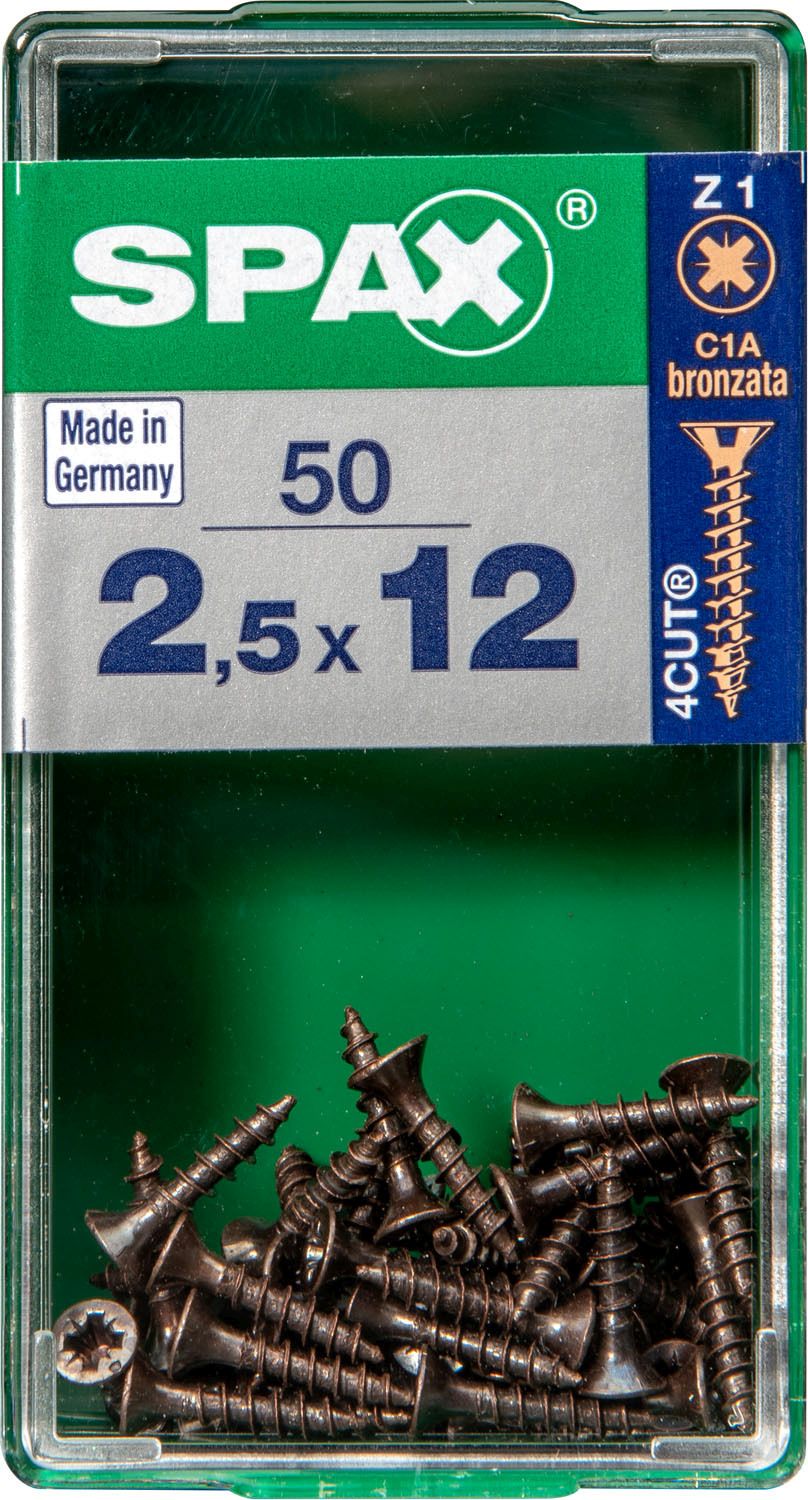PLANA SPAX Z1 BRONCE S 50 UD.