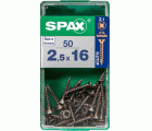 PLANA SPAX Z1 BRONCE S 50 UD.