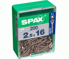 PLANA SPAX Z1 BRONCE M 200 UD.