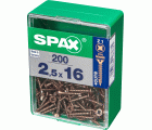 PLANA SPAX Z1 BRONCE M 200 UD.
