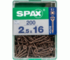 PLANA SPAX Z1 BRONCE M 200 UD.