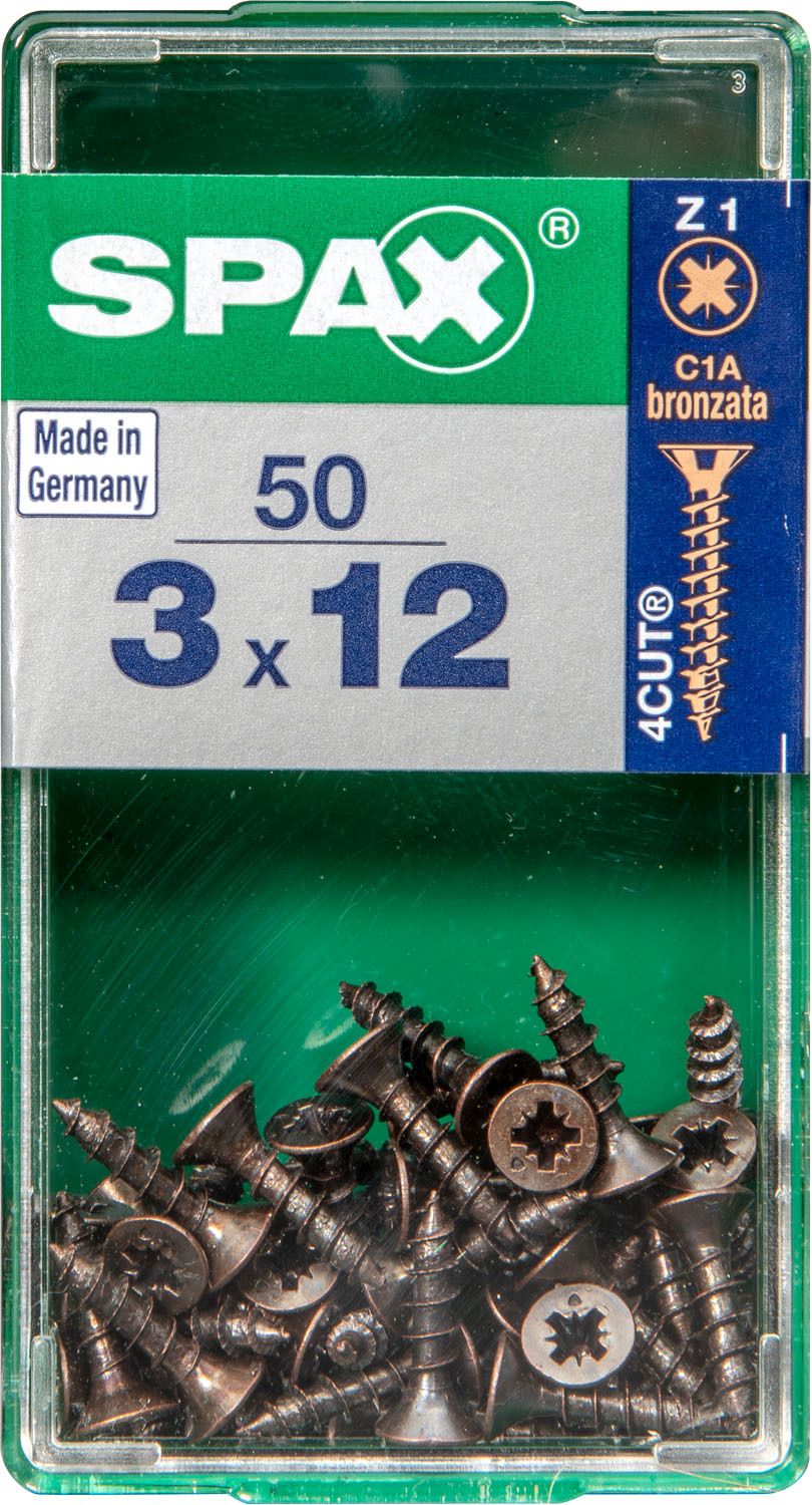 PLANA SPAX Z1 BRONCE S 50 UD.