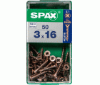 PLANA SPAX Z1 BRONCE S 50 UD.