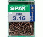 PLANA SPAX Z1 BRONCE M 200 UD.