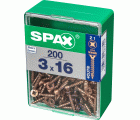 PLANA SPAX Z1 BRONCE M 200 UD.