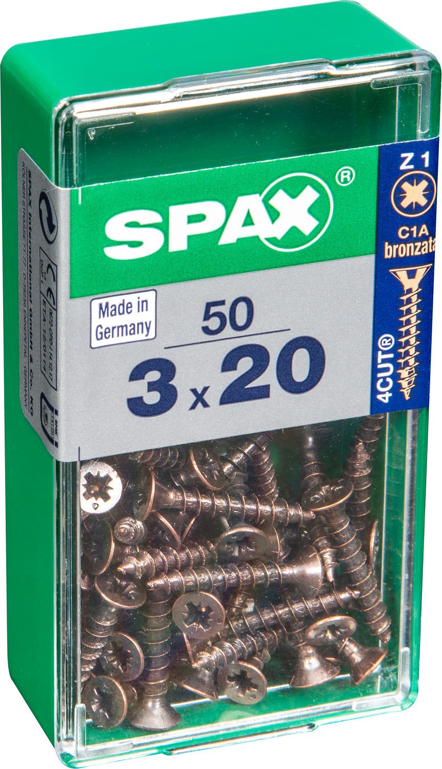 PLANA SPAX Z1 BRONCE S 50 UD.