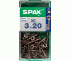 PLANA SPAX Z1 BRONCE S 50 UD.