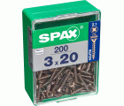 PLANA SPAX Z1 BRONCE M 200 UD.