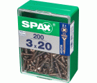 PLANA SPAX Z1 BRONCE M 200 UD.