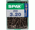 PLANA SPAX Z1 BRONCE M 200 UD.