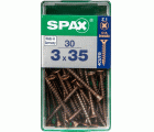 PLANA SPAX Z1 BRONCE S 30 UD.