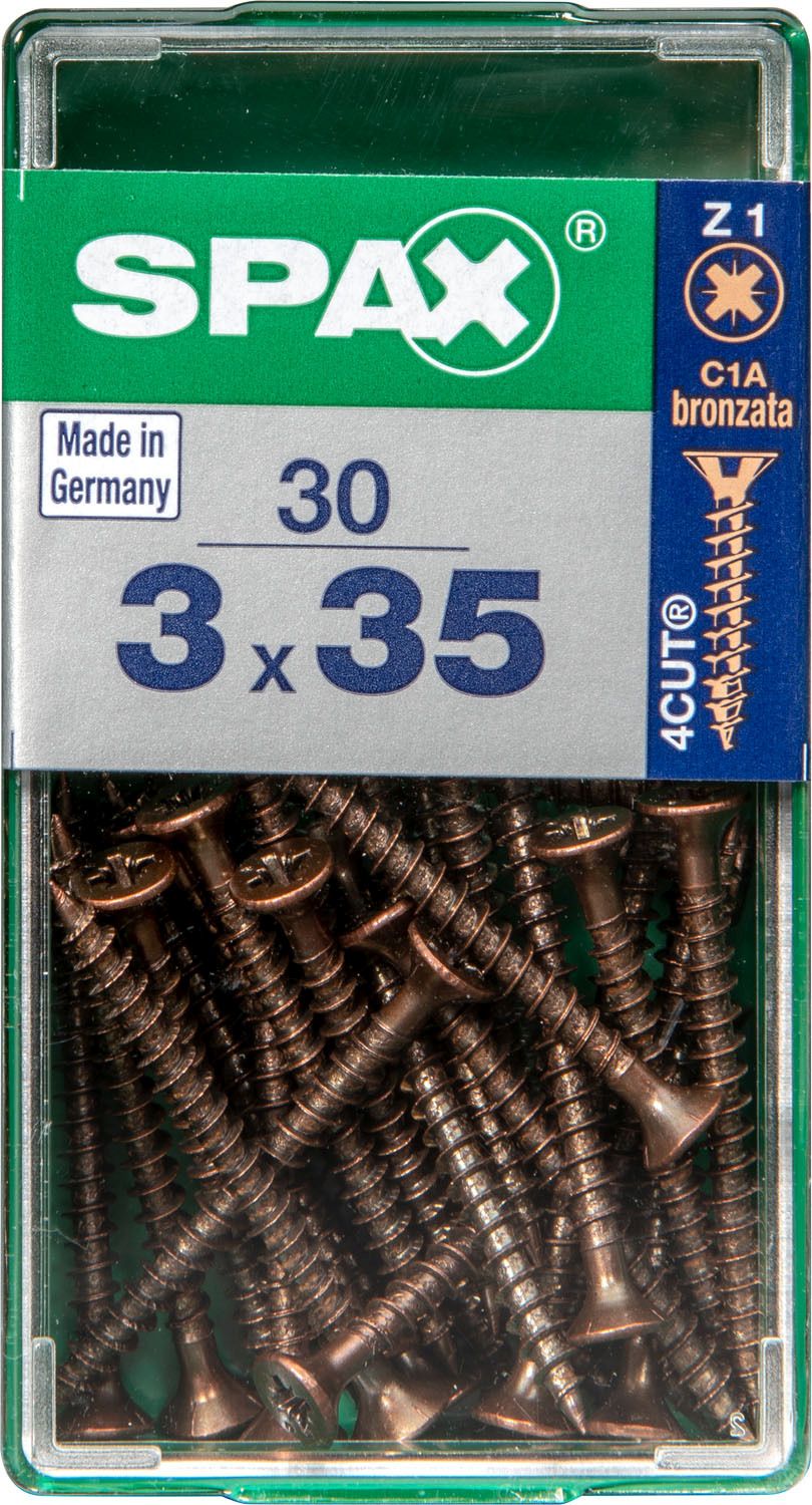 PLANA SPAX Z1 BRONCE S 30 UD.