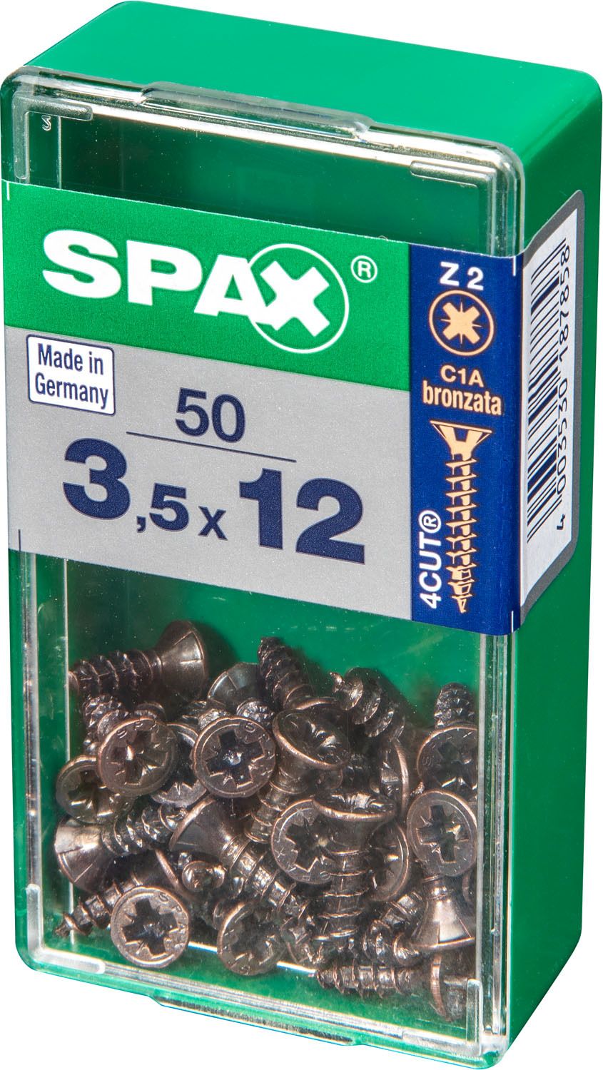 PLANA SPAX Z2 BRONCE S 50 UD.
