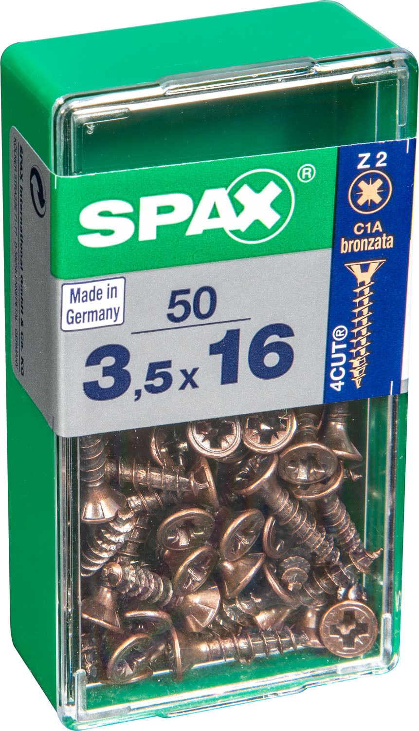 PLANA SPAX Z2 BRONCE S 50 UD.