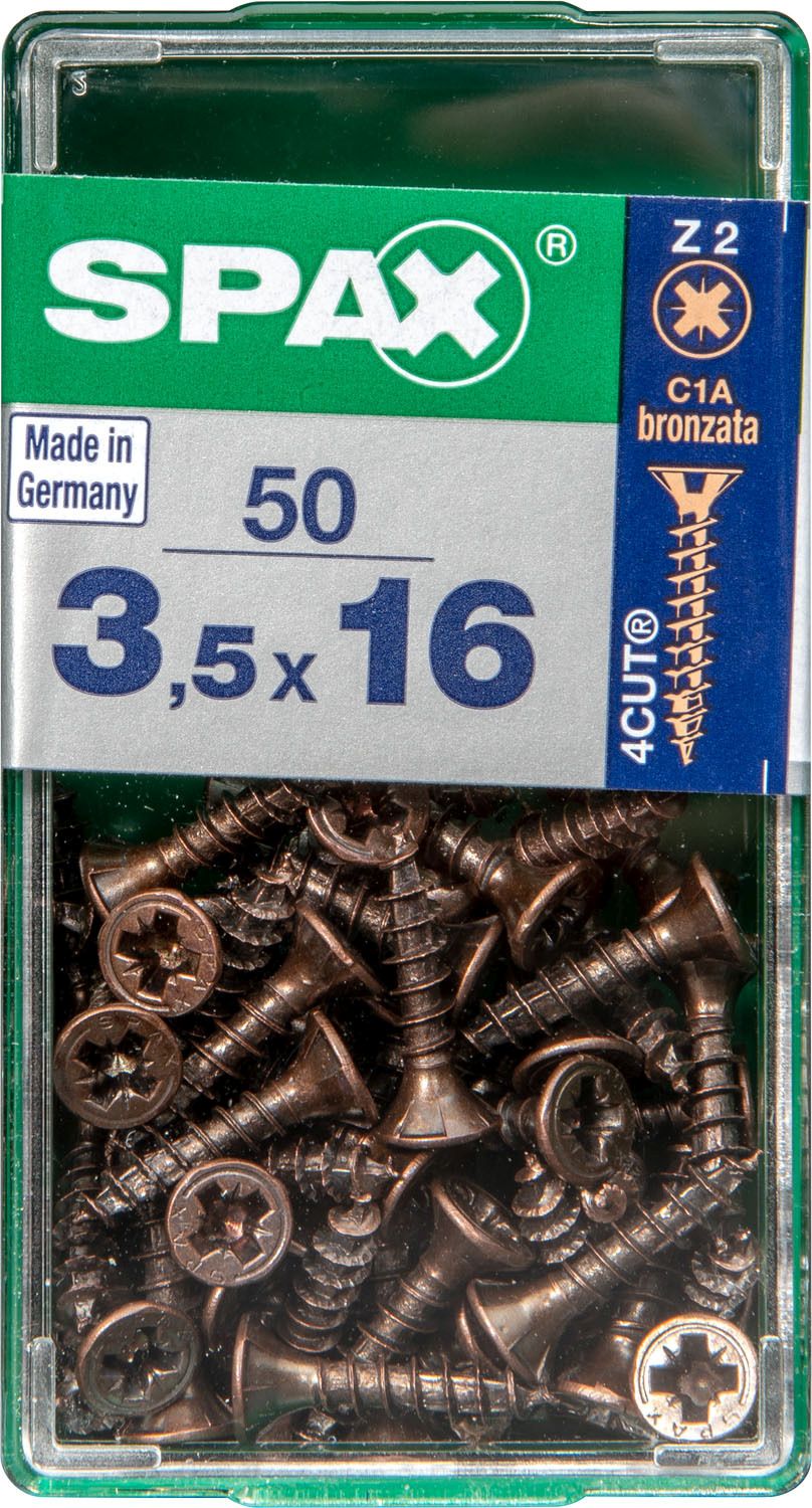 PLANA SPAX Z2 BRONCE S 50 UD.
