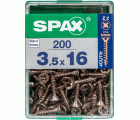 PLANA SPAX Z2 BRONCE M 200 UD.