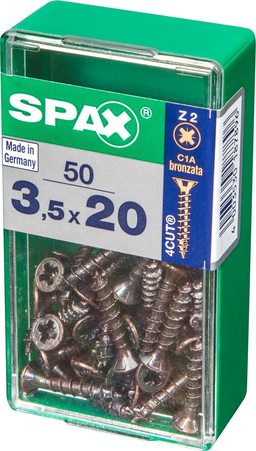 PLANA SPAX Z2 BRONCE S 50 UD.