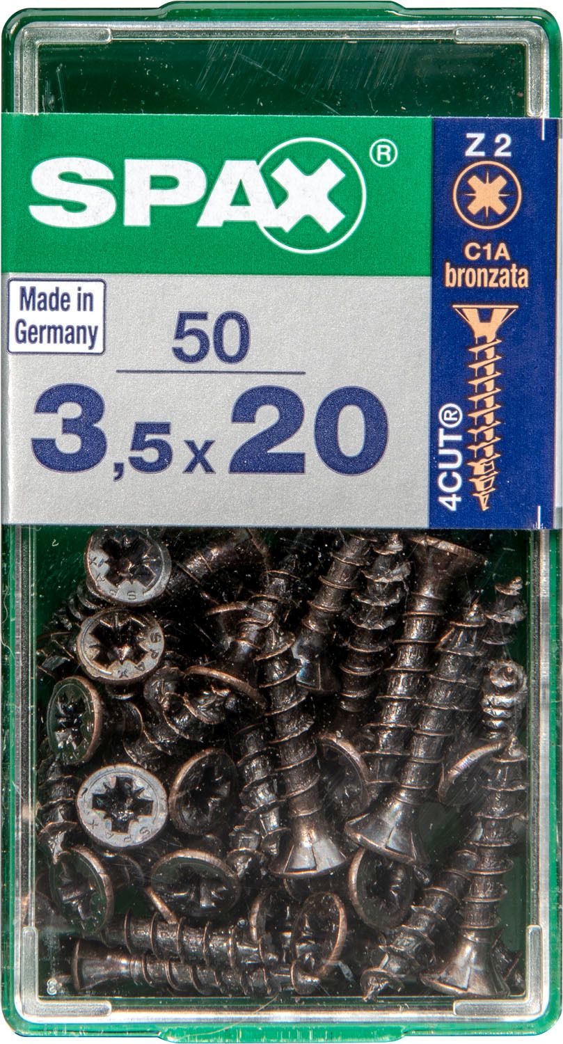 PLANA SPAX Z2 BRONCE S 50 UD.