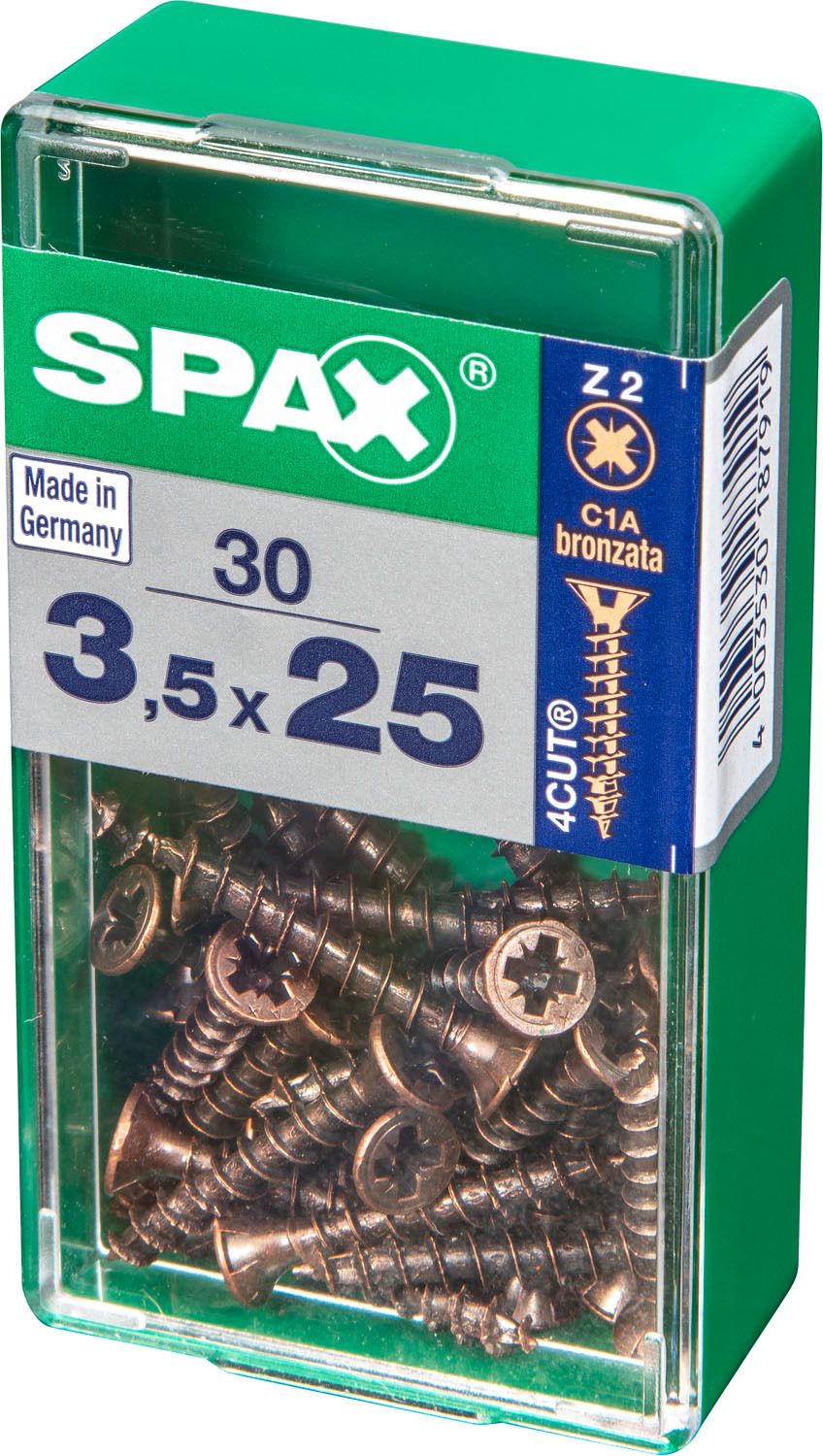 PLANA SPAX Z2 BRONCE S 30 UD.