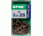 PLANA SPAX Z2 BRONCE S 30 UD.