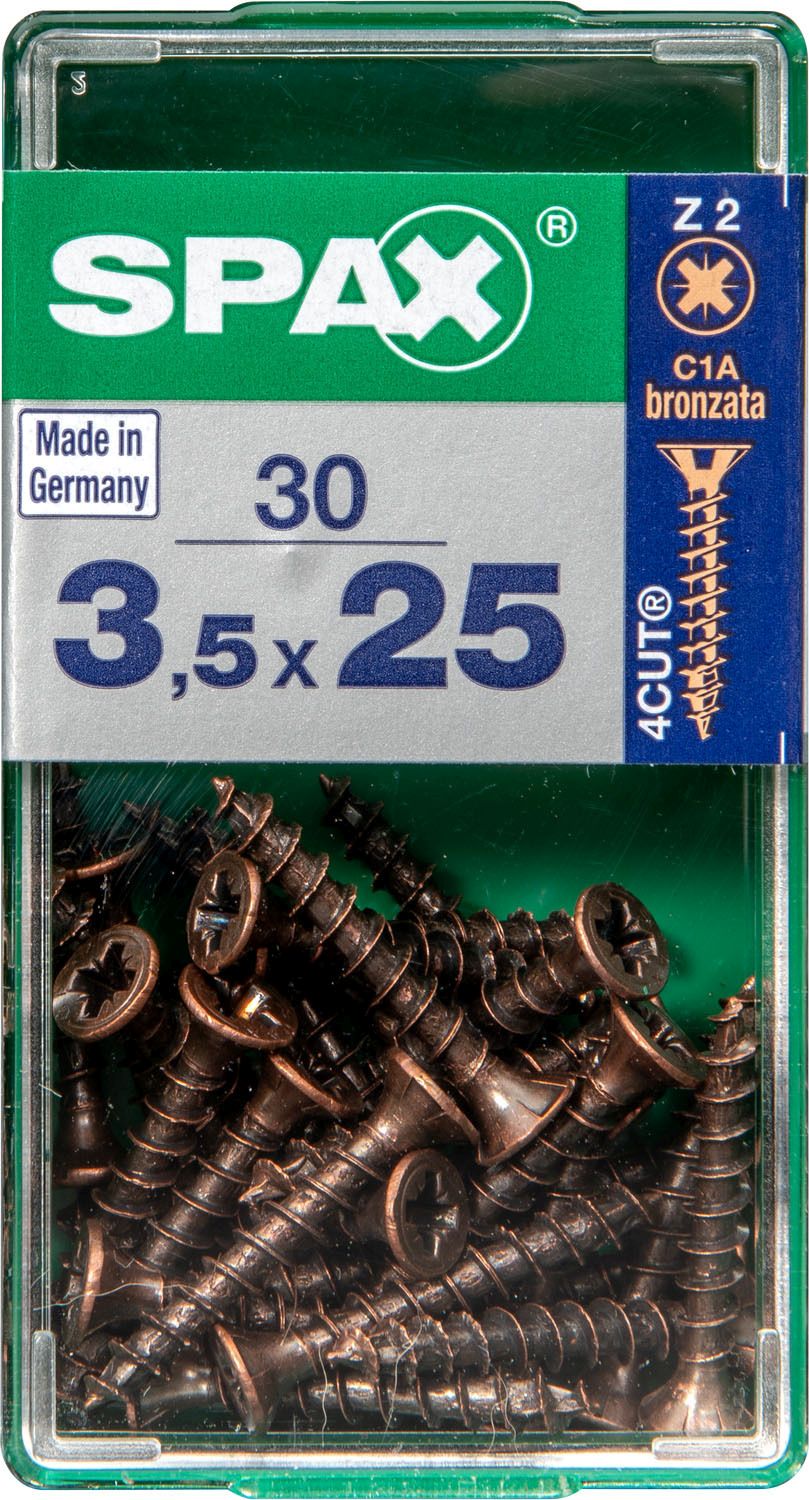 PLANA SPAX Z2 BRONCE S 30 UD.