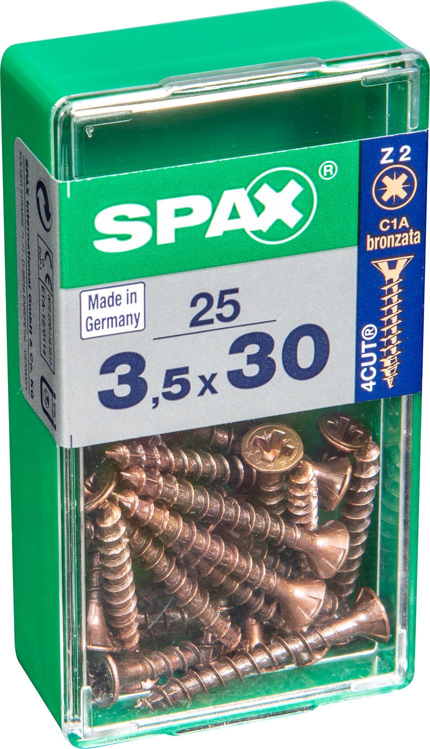 PLANA SPAX Z2 BRONCE S 25 UD.