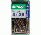 PLANA SPAX Z2 BRONCE S 25 UD.