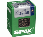 PLANA SPAX Z2 BRONCE L 200 UD.