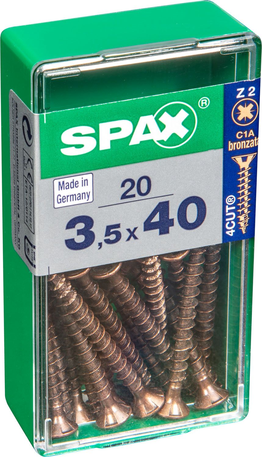 PLANA SPAX Z2 BRONCE S 20 UD.