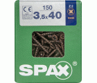 PLANA SPAX Z2 BRONCE L 150 UD.