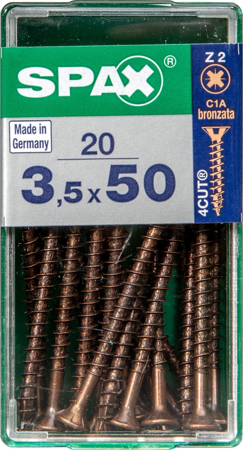 PLANA SPAX Z2 BRONCE S 20 UD.