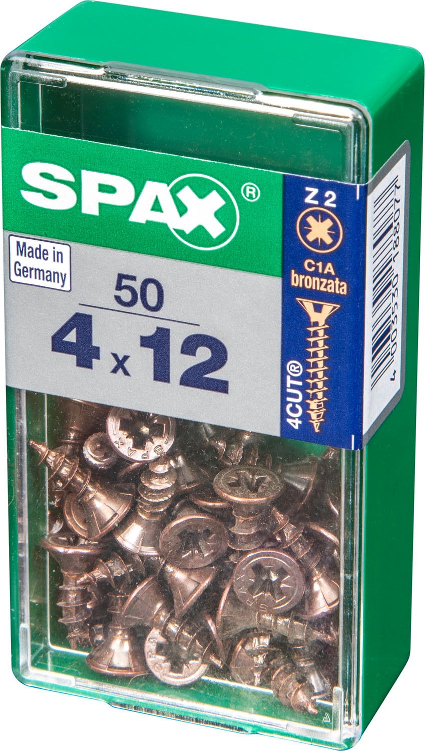 PLANA SPAX Z2 BRONCE S 50 UD.