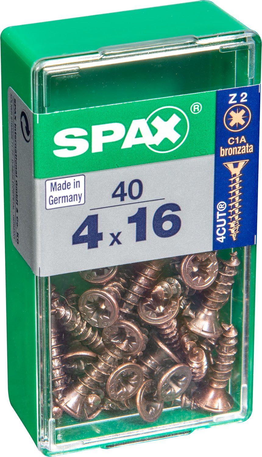 PLANA SPAX Z2 BRONCE S 40 UD.