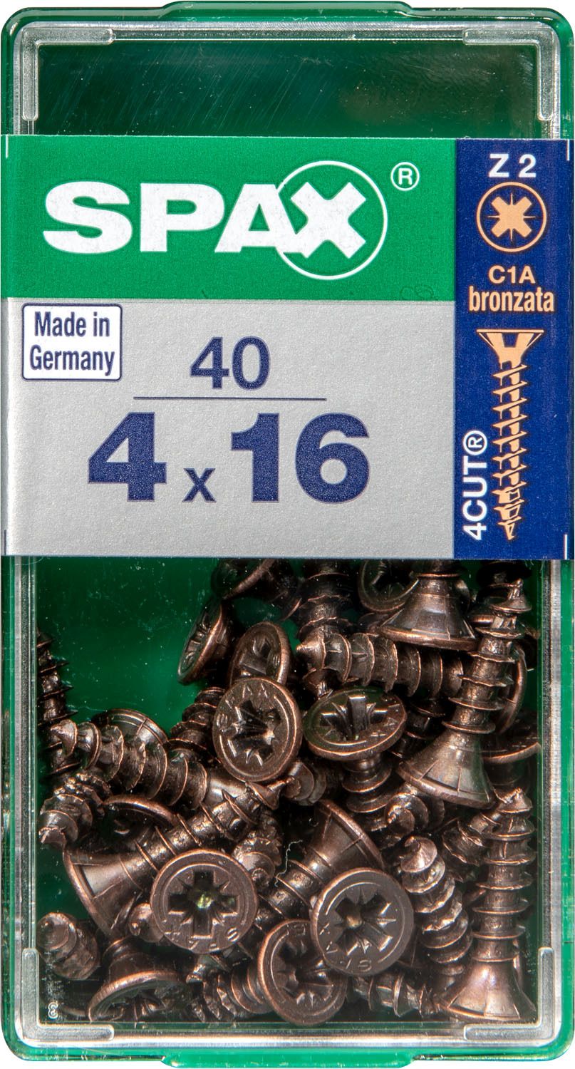 PLANA SPAX Z2 BRONCE S 40 UD.