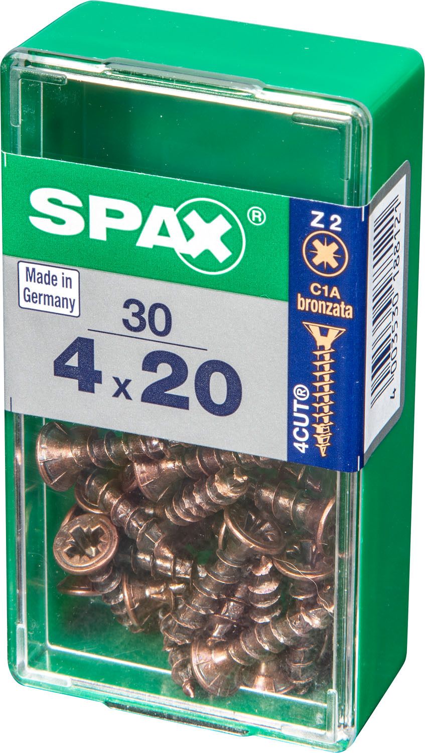 PLANA SPAX Z2 BRONCE S 30 UD.