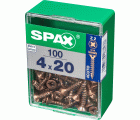 PLANA SPAX Z2 BRONCE M 100 UD.
