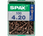 PLANA SPAX Z2 BRONCE M 100 UD.
