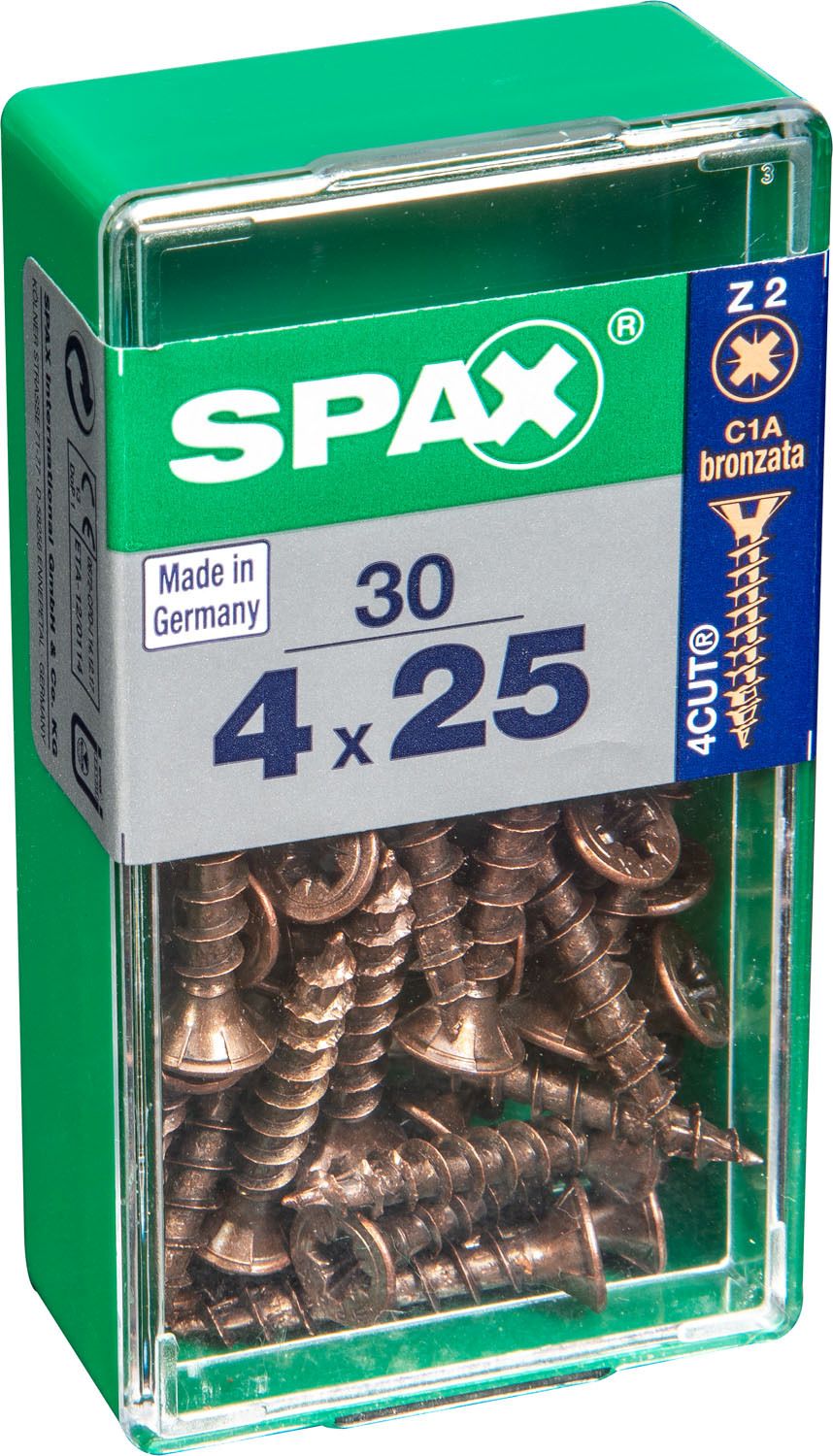 PLANA SPAX Z2 BRONCE S 30 UD.