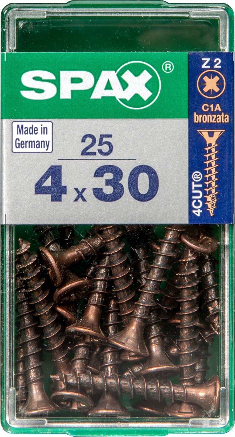 PLANA SPAX Z2 BRONCE S 25 UD.