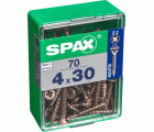 PLANA SPAX Z2 BRONCE M 70 UD.